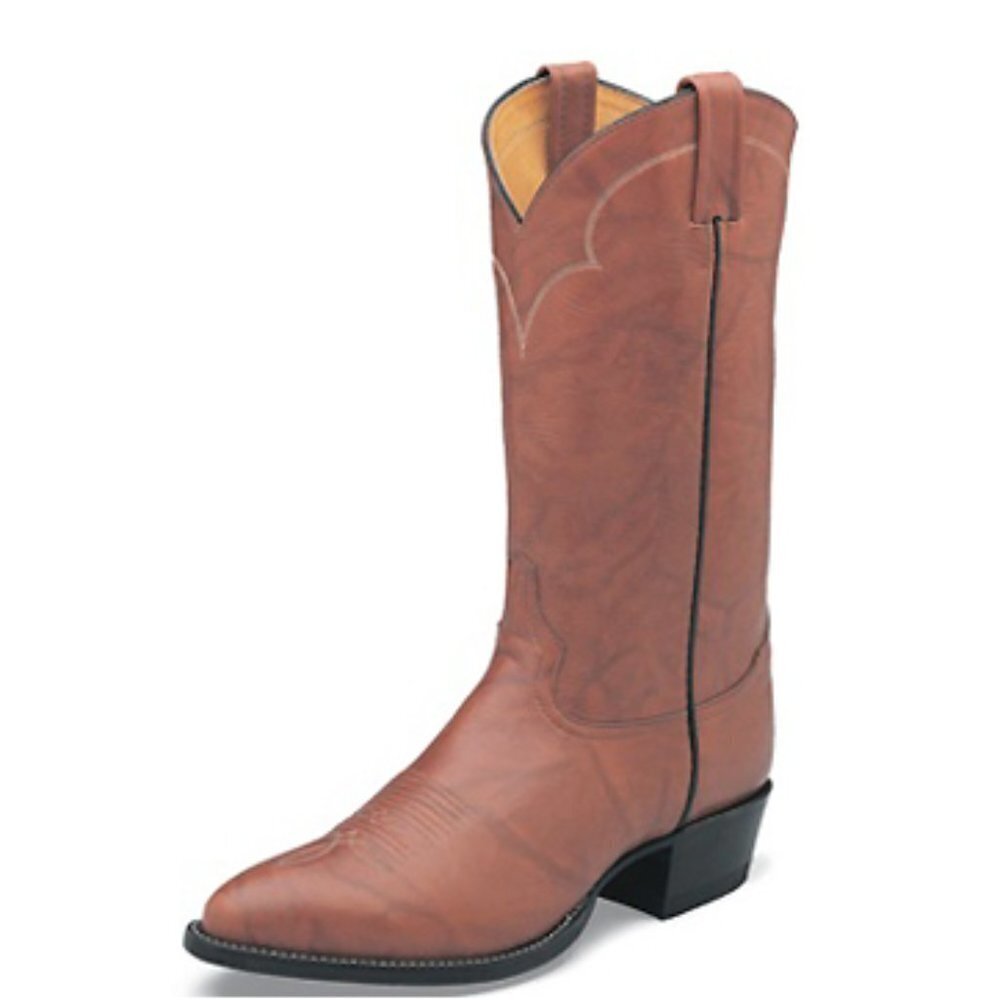 Tony Lama 5084 Dress Western Cowboy Boot Camel Brown Size 9